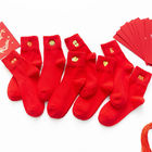 Wholesale Hot Sale Cotton Women Christmas Socks Cheap Cute New Year Red Socks Women