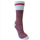 Hot Sale Autumn Breathable Thick Retro Jacquard Tube Socks Vertical Ribbing Fashion Striped Socks For Women