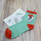 Good Quality New Style Japanese Illustration Of Swimming Series Cotton Socks For Women