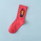 High Quality Wholesale Trendy Hip Hop Men Letter Patten Character Tube Cotton Fun Socks For Men