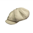 Manufacturer Factory Custom High Quality Newsboy Denim Hat Men Flat hat