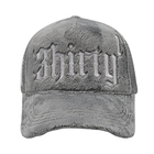 High Quality Custom Embroidery Logo Mesh Custom Velvet Trucker Hat Cap